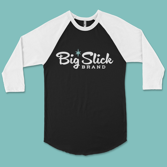 Big Slick Brand Logo Raglan